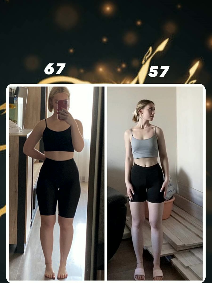 Снижение веса: 67 -> 57